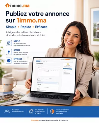 Publier une annonce immobilière gratuitement au Maroc