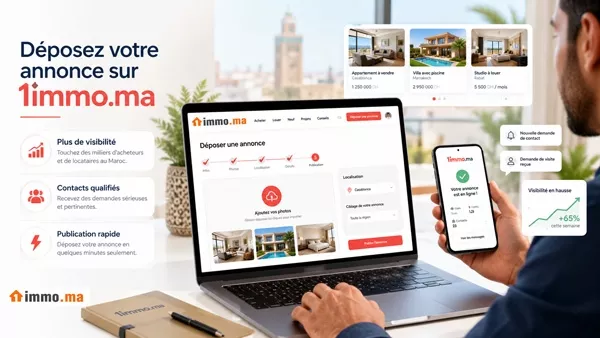 Publier une annonce immobilière gratuitement au Maroc