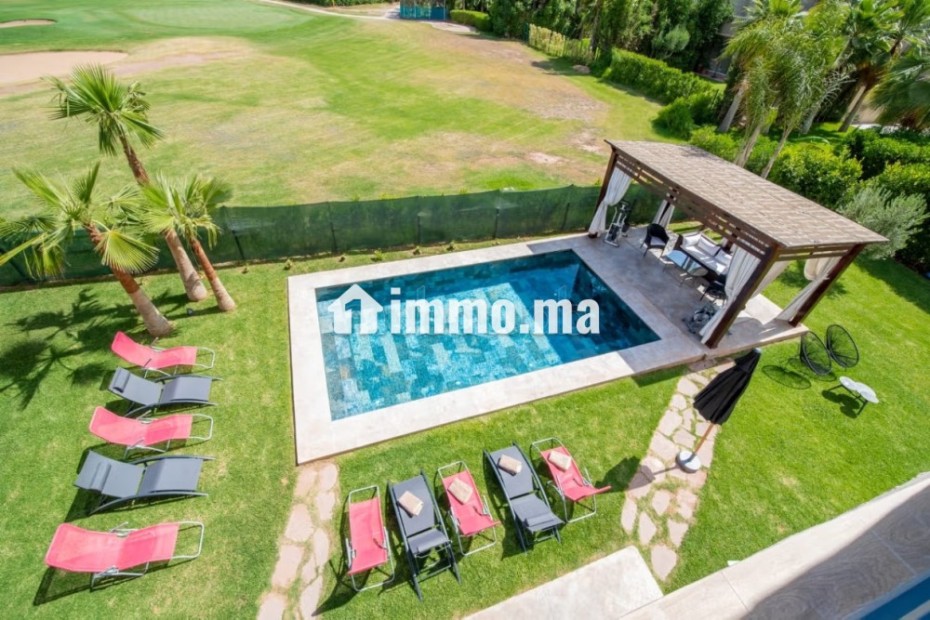 Vente Luxueuse Villa Front Golf - Vente Immobilier - Marrakech - photo 1