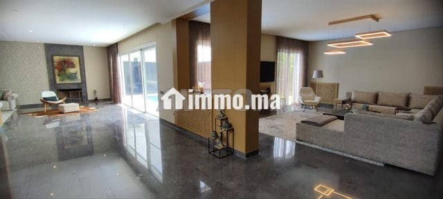 Une magnifique villa avec piscine a Hassan - Location Immobilier - Rabat - photo 3