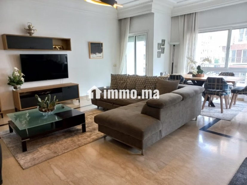 Très belle appartement meublée à la location au triangle d or - Location Immobilier - Casablanca - photo 1