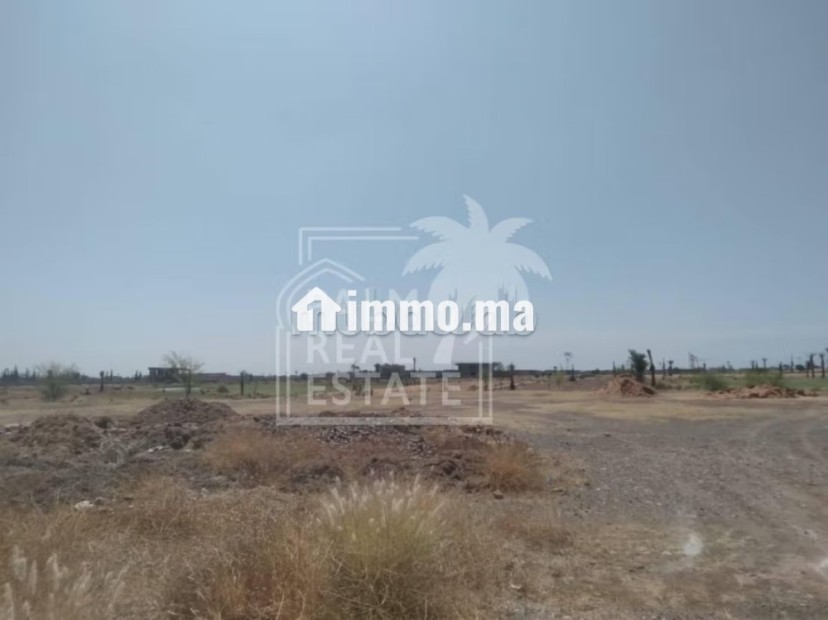 Lot terrain a vendre plein sud front golf - Vente Immobilier - Marrakech - photo 1