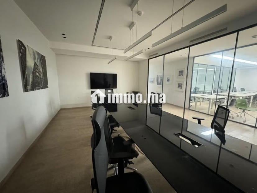 Bureau Prime Meublé En Location Sur Abdelmoumen - Location Immobilier - Casablanca - photo 2
