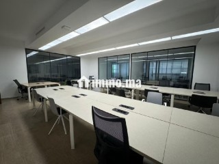 Bureau Prime Meublé En Location Sur Abdelmoumen - Bureau à louer - Casablanca