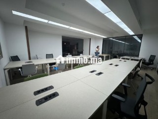 Bureau Prime Meublé En Location Sur Abdelmoumen - Bureau à louer - Casablanca