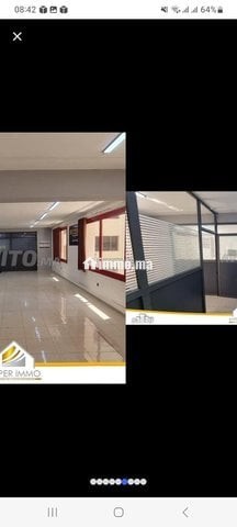 Bureau aménagé 98m2 au 2ème étage à louer VN Fès - Location Immobilier - Fes - photo 3