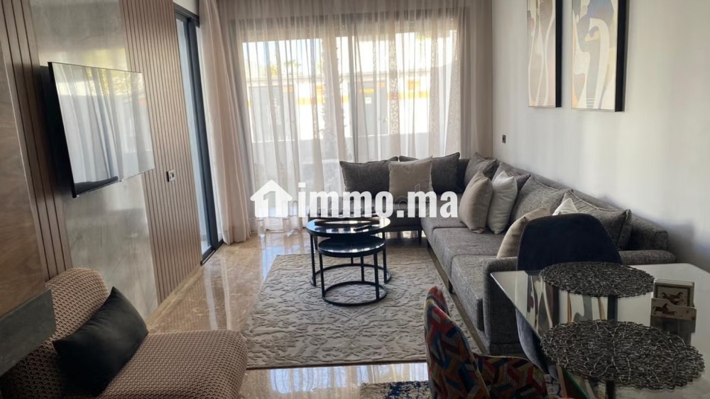 Magnifique appartement meublé terrasse er jardin - Location Immobilier - Dar Bouazza - photo 1