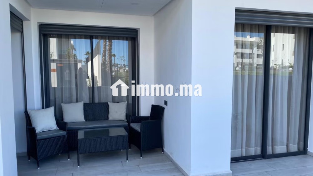 Magnifique appartement meublé terrasse er jardin - Location Immobilier - Dar Bouazza - photo 4