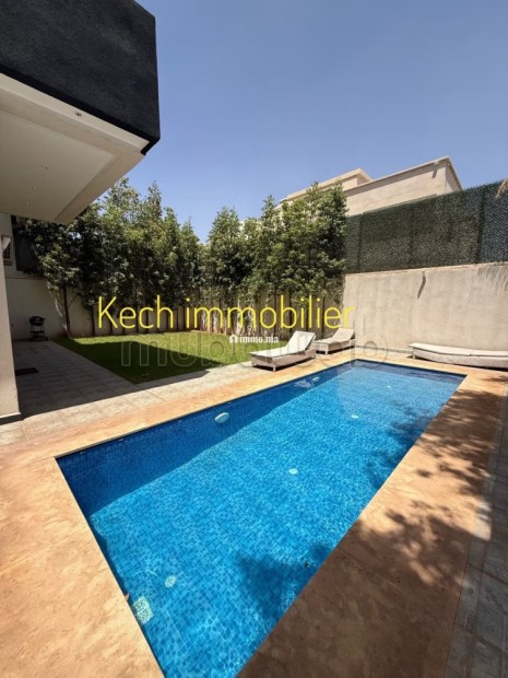 Maison de luxe à louer à Hay Targa. 5 pièces confortables. Vue exceptionnelle sur la mer, chauffage central - Location Immobilier - Marrakech - photo 4