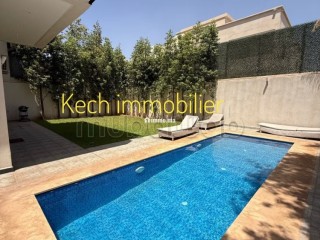 Maison de luxe à louer à Hay Targa. 5 pièces confortables. Vue exceptionnelle sur la mer, chauffage central - Villa à louer - Marrakech