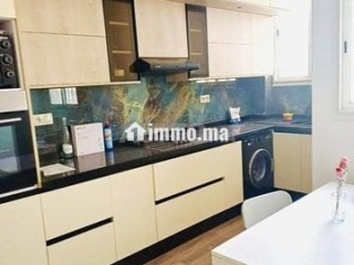 Bel appt meublé 125 m² , garage , Agdal, Rabat - Appartement à louer - Rabat