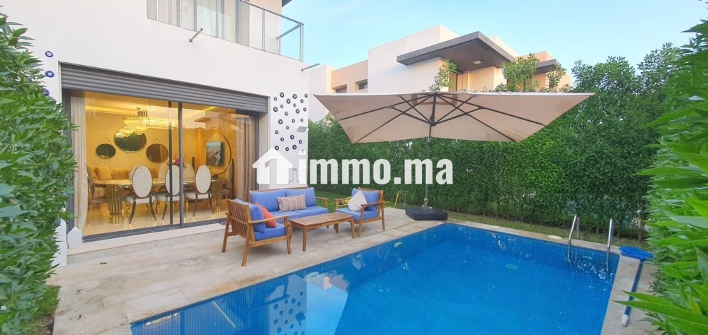 Magnifique villa à vendre à Dar Bouazza. Surface de 160 m². Bien meublé - Vente Immobilier - Dar Bouazza - photo 1