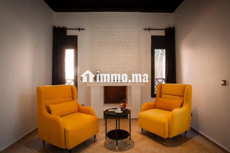 Magnifique villa style riad meublé a vendre - Vente Immobilier - Marrakech - photo 6