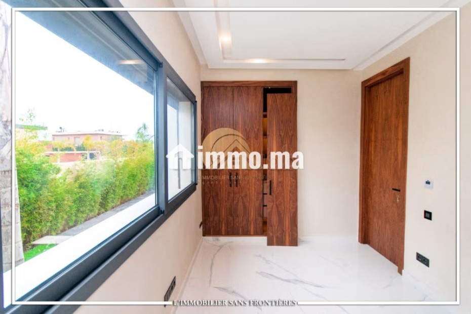 Villa moderne vide à louer, résidence golfique, piscine et jardin privés, Route Ourika - Location Immobilier - Marrakech - photo 8