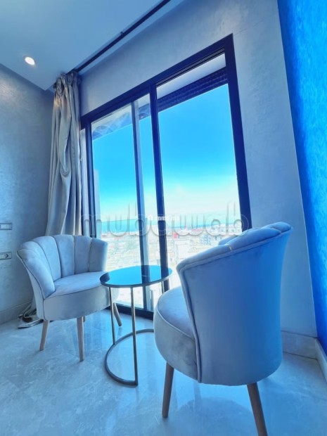 Appartement en location à Roches Noires. Surface de 58 m². Bien meublé - Location Immobilier - Casablanca - photo 1
