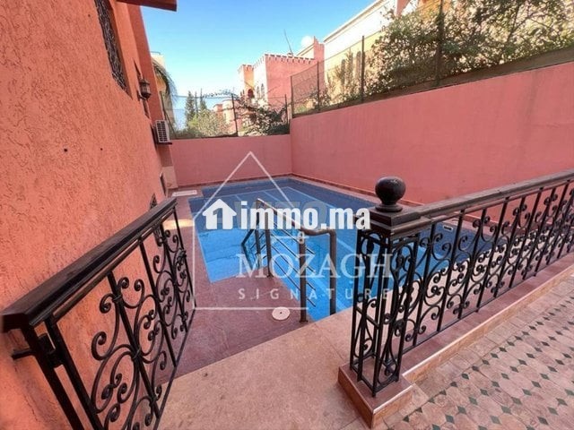 Magnifique villa avec piscine privée à Targa - Location Immobilier - Marrakech - photo 1