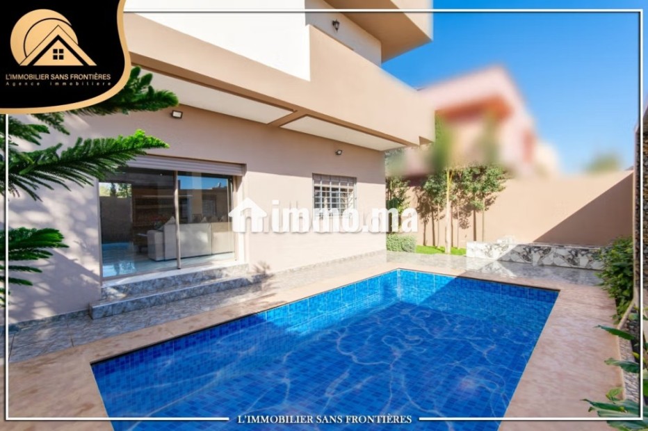 Villa spacieuse avec piscine et jardin à vendre à Targa - Vente Immobilier - Marrakech - photo 1