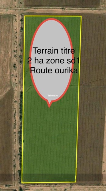 Terrain titre 2 ha zone sd1 route ourika - Vente Immobilier - Marrakech - photo 1