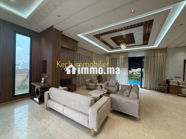 Joli villa meublé moderne avec piscine - Vente Immobilier - Marrakech - photo 2