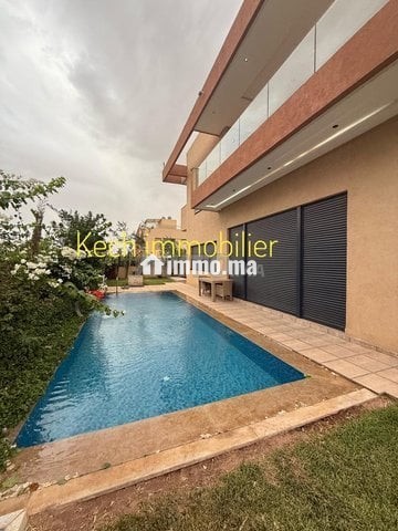 Joli villa meublé moderne avec piscine - Vente Immobilier - Marrakech - photo 3