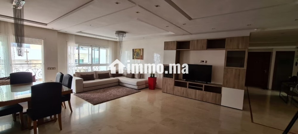 A louer Appartement 200m2 meublé Palmier - Location Immobilier - Casablanca - photo 1