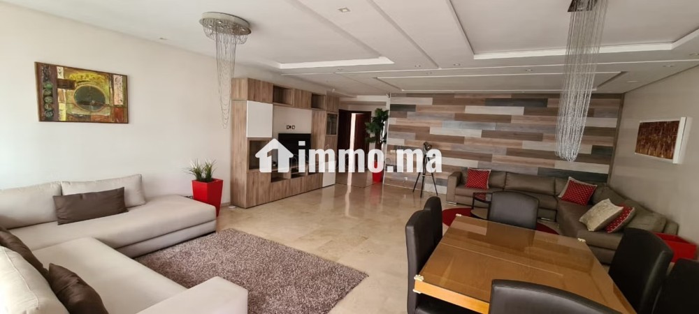 A louer Appartement 200m2 meublé Palmier - Location Immobilier - Casablanca - photo 2