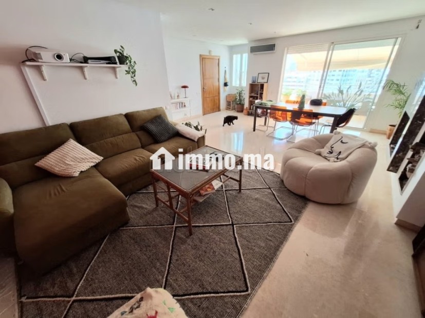 Racine – bel appartement meublé 200m2 avec grande terrasse à louer - Location Immobilier - Casablanca - photo 2