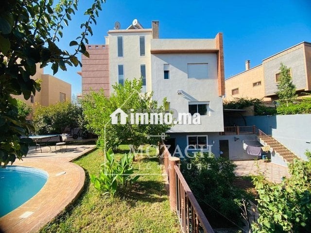 Magnifique villa meublée avec piscine – Targa - Location Immobilier - Marrakech - photo 1