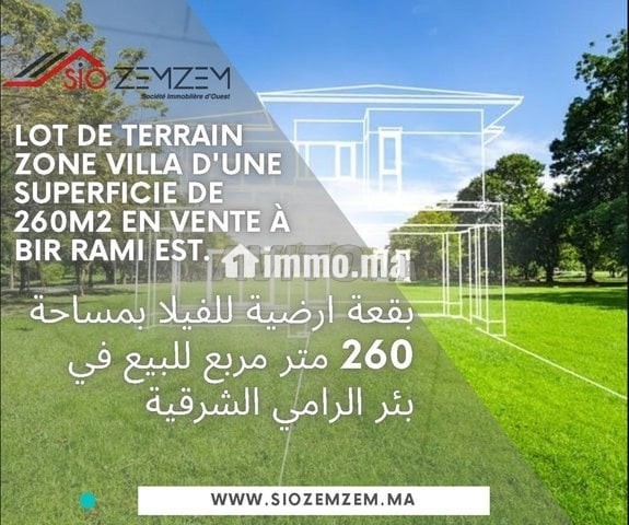 ZONE VILLA à bir rami est - Vente Immobilier - Kenitra - photo 1