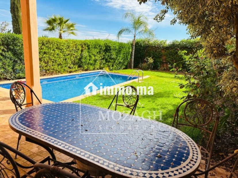 Charmante villa 3 ch piscine – Domaine golfique - Vente Immobilier - Marrakech - photo 1