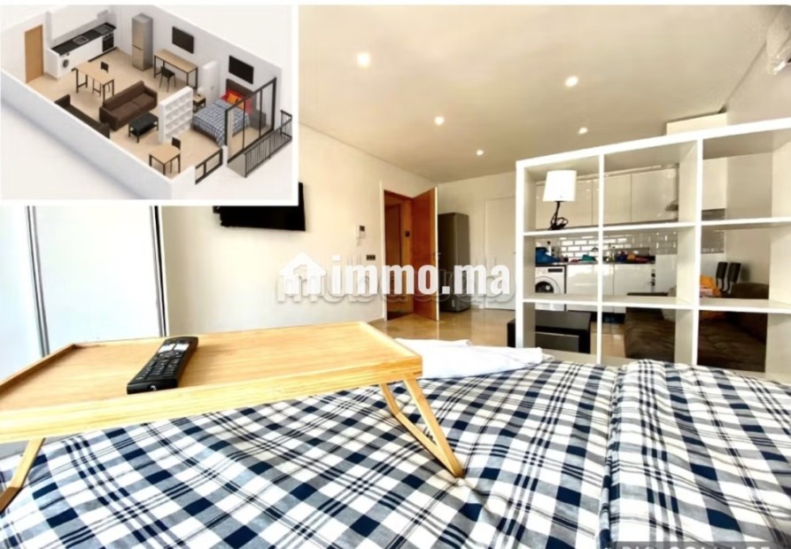 Studio meublé Quartier des Hôpitaux Abdelmoumen - Location Immobilier - Casablanca - photo 1