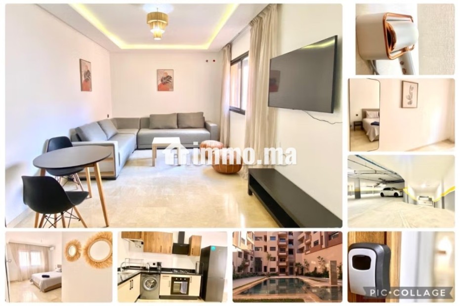 App meublé ac piscine et parking – Semlalia/Guéliz - Location Immobilier - Marrakech - photo 2