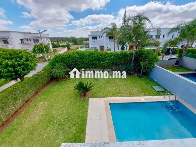 VILLA MEUBLÉ A LOUER À LA VILLE VERTE BOSKOURA - Location Immobilier - Casablanca - photo 1