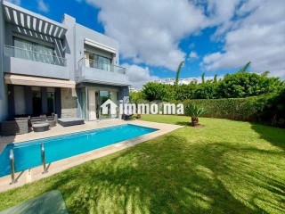 VILLA MEUBLÉ A LOUER À LA VILLE VERTE BOSKOURA - Villa à louer - Casablanca