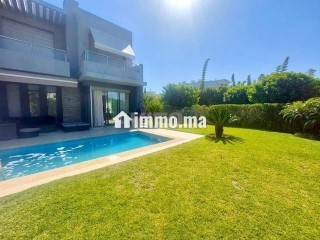 VILLA MEUBLÉ A LOUER À LA VILLE VERTE BOSKOURA - Villa à louer - Casablanca
