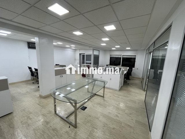 Bureau Meublé à Louer - 110 m² - Maarif - Location Immobilier - Casablanca - photo 3