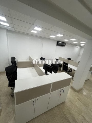 Bureau Meublé à Louer - 110 m² - Maarif - Location Immobilier - Casablanca - photo 4