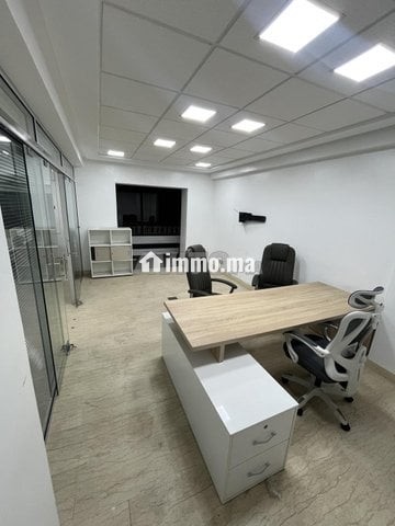 Bureau Meublé à Louer - 110 m² - Maarif - Location Immobilier - Casablanca - photo 5