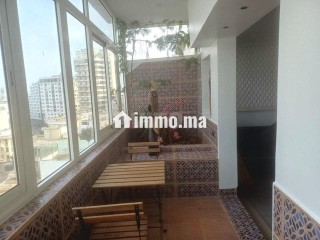 STUDIO HS MEUBLE 75M² AVEC TERRASSE CENTRE-VILLE - Appartement à louer - Casablanca