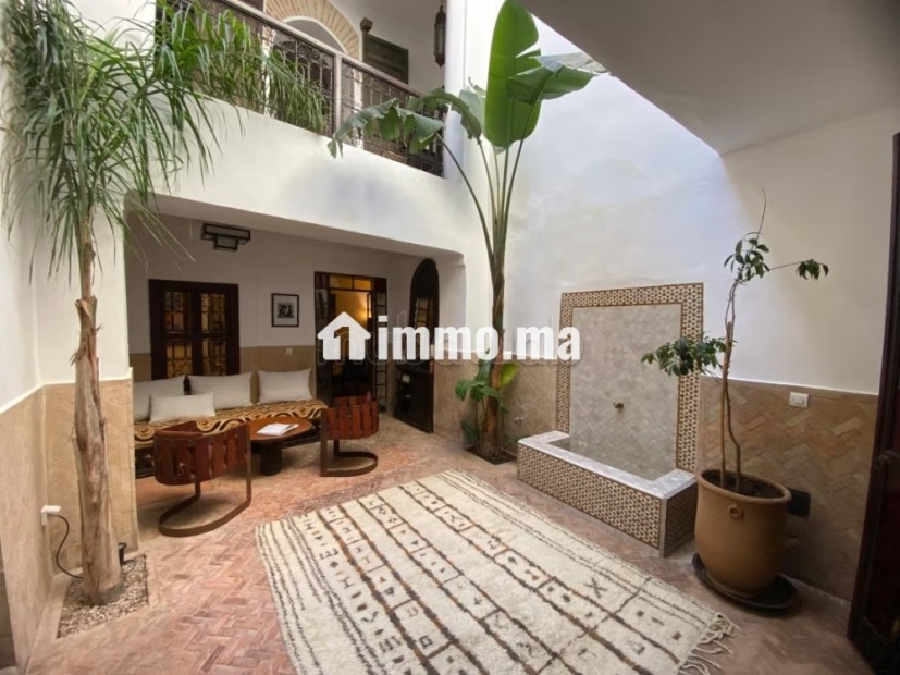 Vente riad titre de 130m² avec 3 chambres a kasbah - Vente Immobilier - Marrakech - photo 1