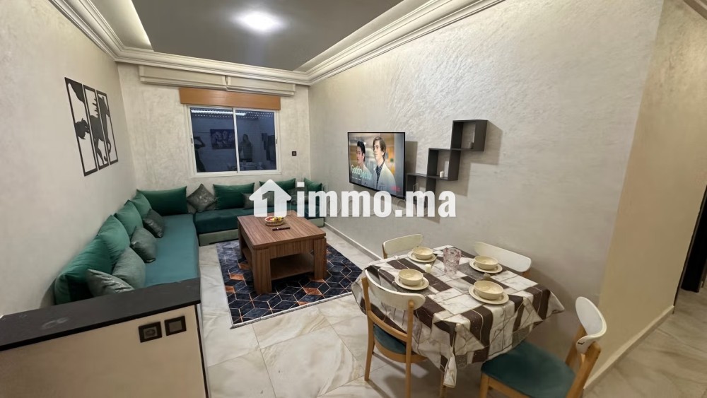 Appartement de vacances à louer à Hay Al Farah. 1 Pièce. Places de stationnement et jardin - Vente Immobilier - Agadir - photo 1