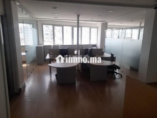 Plateau equipe open space 120m a loue bd zerktouni - Bureau à louer - Casablanca