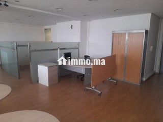 Plateau equipe open space 120m a loue bd zerktouni - Bureau à louer - Casablanca