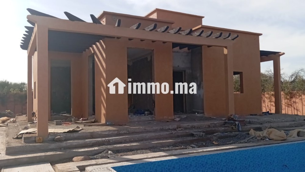 Villa semi-finie à Ghmat – Vue Atlas & Piscine - Vente Immobilier - Marrakech - photo 2