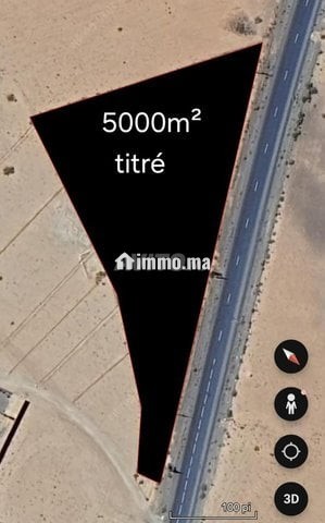 Terrain 5000m² titré zéro piste à Bourrous - Vente Immobilier - Marrakech - photo 1