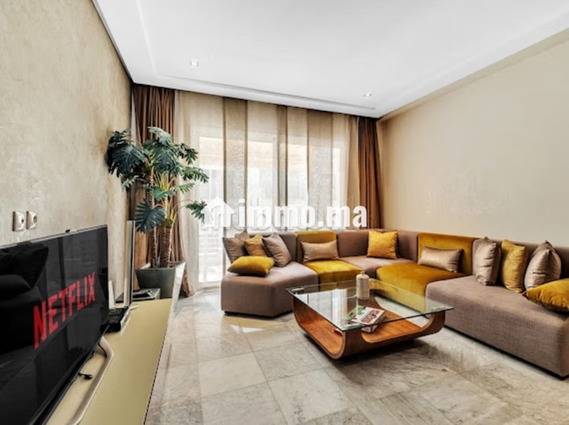 Appartement de vacances à louer à Triangle d'Or. 2 chambres agréables. Cheminée, piscine - Vente Immobilier - Casablanca - photo 3