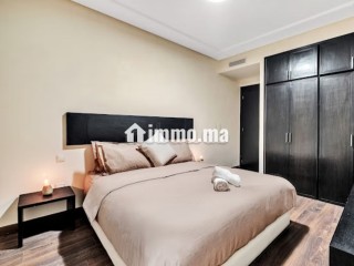 Appartement de vacances à louer à Triangle d'Or. 2 chambres agréables. Cheminée, piscine - Appartement à vendre - Casablanca