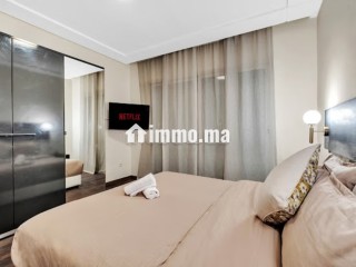 Appartement de vacances à louer à Triangle d'Or. 2 chambres agréables. Cheminée, piscine - Appartement à vendre - Casablanca