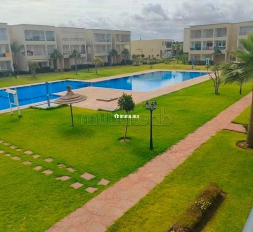 appartement-meuble-a-louer-a-la-prestigieuse-residence-hacienda-beach-a-sidi-rahal-a-quelques-pas-de-la-plage-big-0