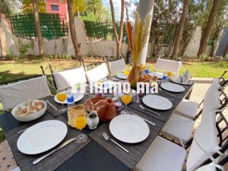 Location saisonnière villa de luxe à Agdal. 4 pièces. Piscine, climatisation - Maison à vendre